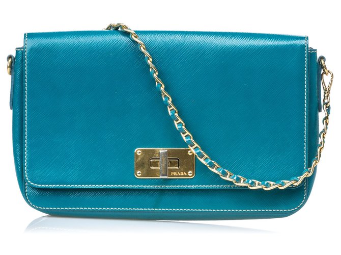 prada turquoise crossbody bag