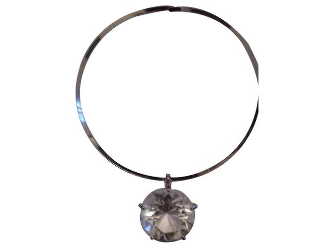 Collana Kenneth Jay Lane Argento Swarovski