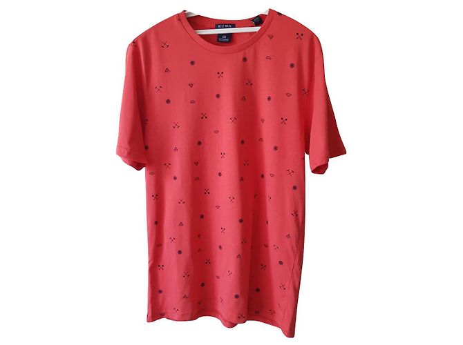 T-shirt Scotch and Soda Arancione Corallo Cotone