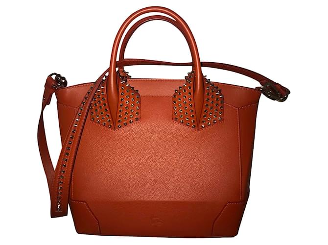 Christian Louboutin Eloise handbag Orange Leather  ref.134826
