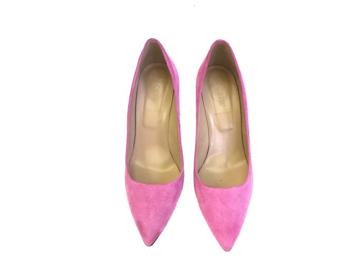 J.Crew Elsie suede pumps Pink ref.134963 Joli Closet