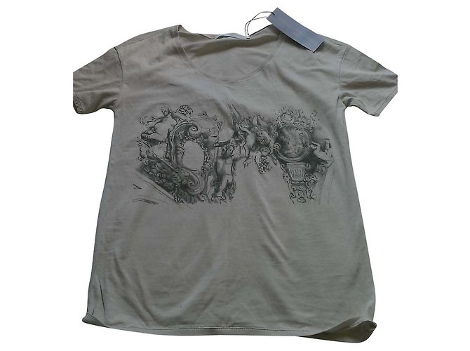 Autre Marque Camiseta de algodão bege Marc Gulden