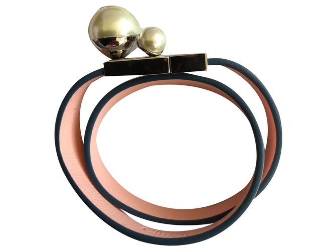 Christian Dior Bracelets Pink Leather  ref.135007