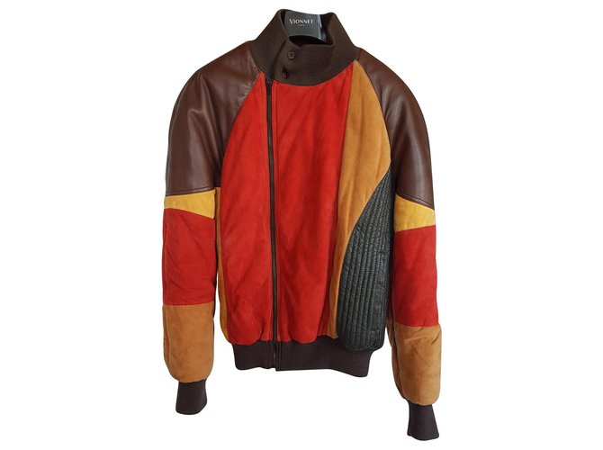 Gianfranco Ferré Jacket Multiple colors Suede Leather  ref.135012