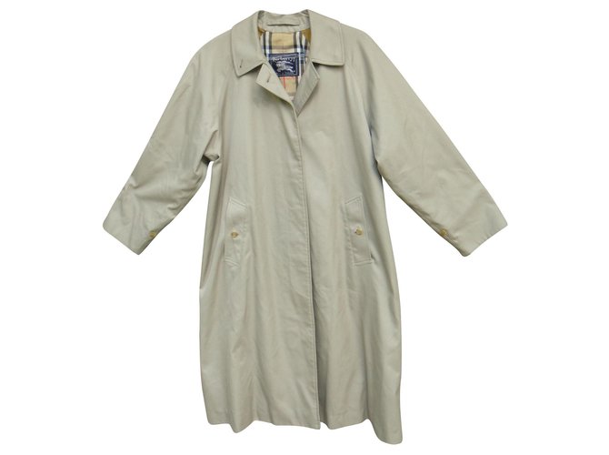 imperméable Burberry vintage taille 36/38 Coton Polyester Beige  ref.135045