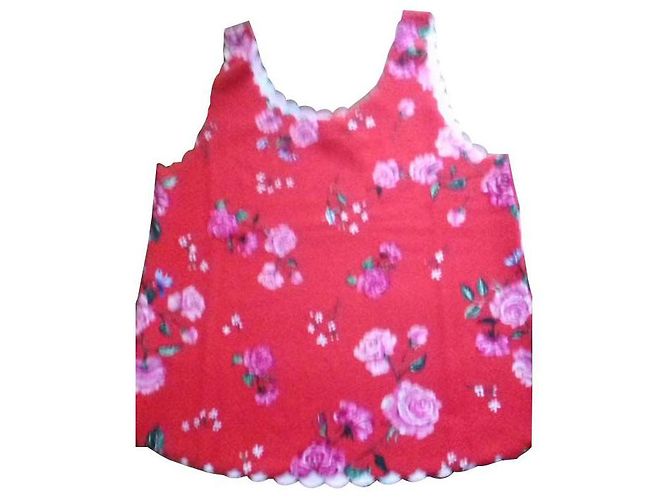 Autre Marque Top Preppy de Algodón Rojo Roja