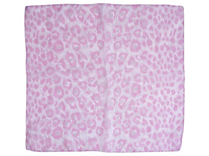 Autre Marque Scarves Pink Grey Synthetic  ref.135225
