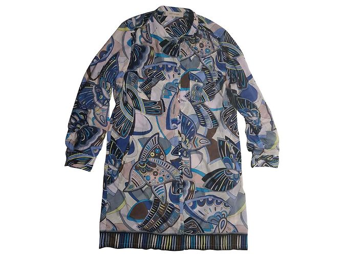 Camisa larga Gerard Darel de seda y algodón Multicolor