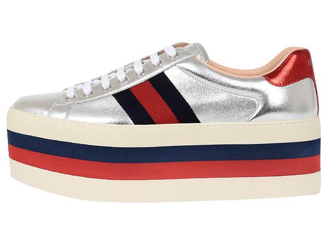 Gucci sneakers new White Leather  ref.135382