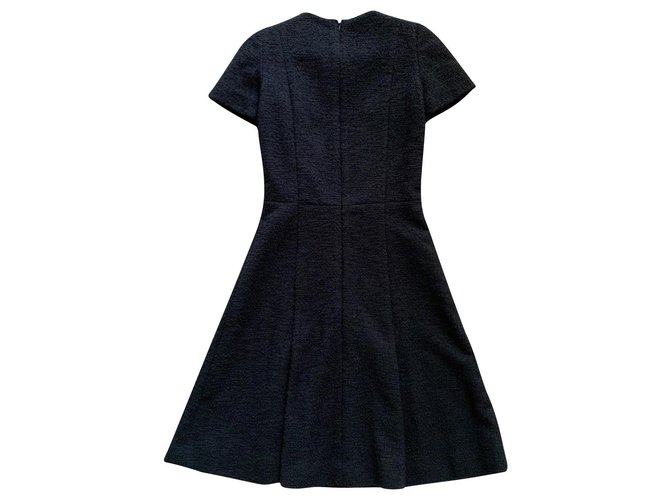 Chanel Chanel Dress Dresses Tweed Black Ref 135415 Joli Closet