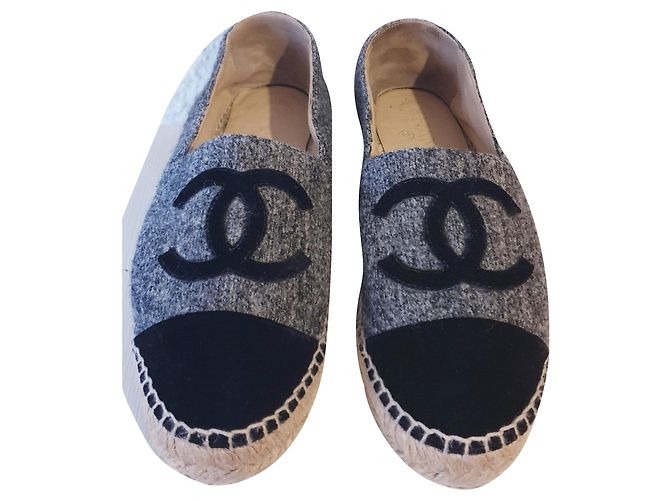 Chanel Espadrilles 39 Grau