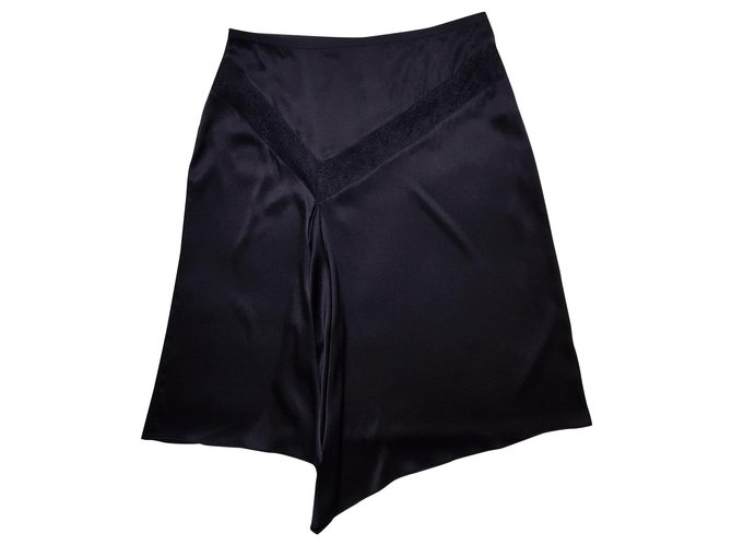 Diane Von Furstenberg Skirts Black Silk Lycra  ref.135628