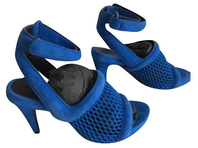 Alexander Wang sandali in pelle scamosciata blu Scamosciato  ref.135644