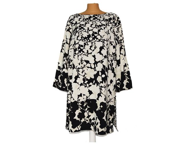Simona Barbieri Kleider Schwarz Beige