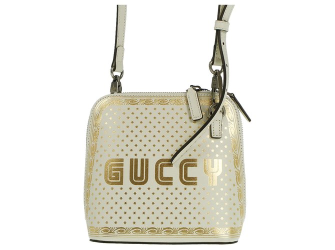 Gucci sac à main nouveau Cuir Blanc  ref.135831