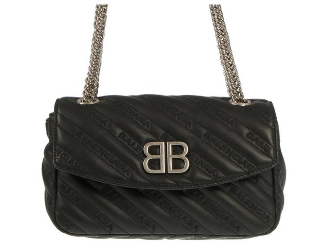 Balenciaga Handbags Black Leather  ref.135838