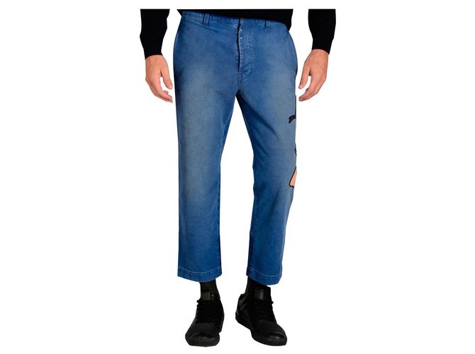 Gucci donald jeans pato Azul Algodón  ref.136027