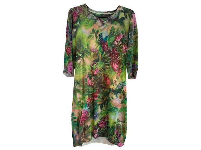 Vestido estampado Paul Smith de algodón y lino