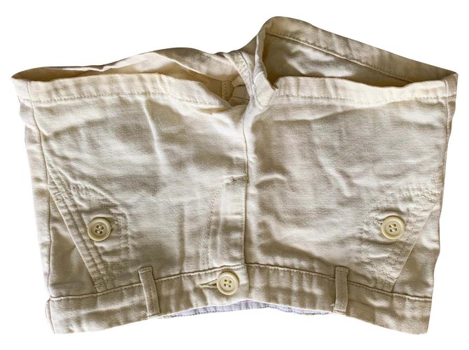 Bonpoint Pants Yellow Cotton  ref.136053