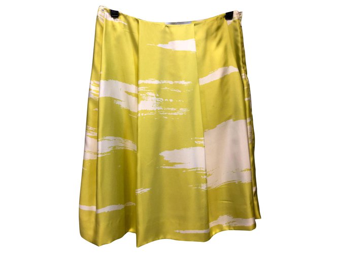 Yves Saint Laurent Skirts Green  ref.136079