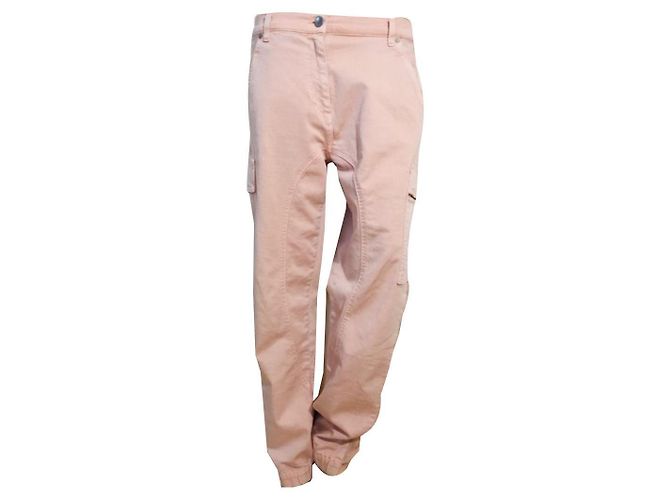 Pantalones Twin Set Naranja de Algodón y Elastano