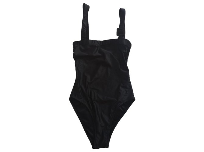 Yves Saint Laurent Suite di nuoto Nero Poliammide  ref.136209