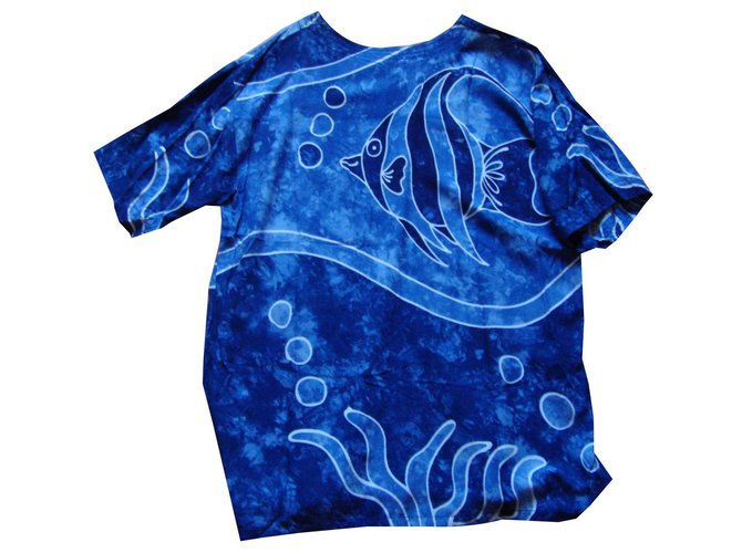 inconnue Swimwear Blue Cotton  ref.136227