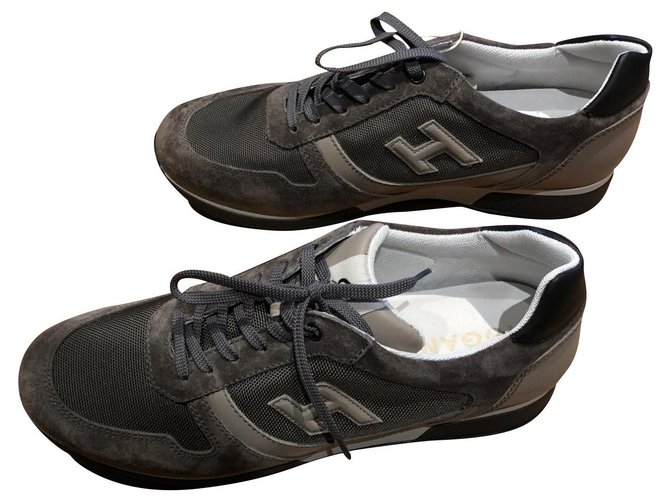 Hogan shoes nouveau Cuir Gris  ref.136248