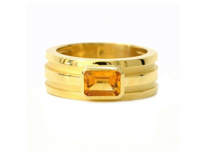 TIFFANY & CO. Citrine Ring Yellow Yellow gold  ref.136292