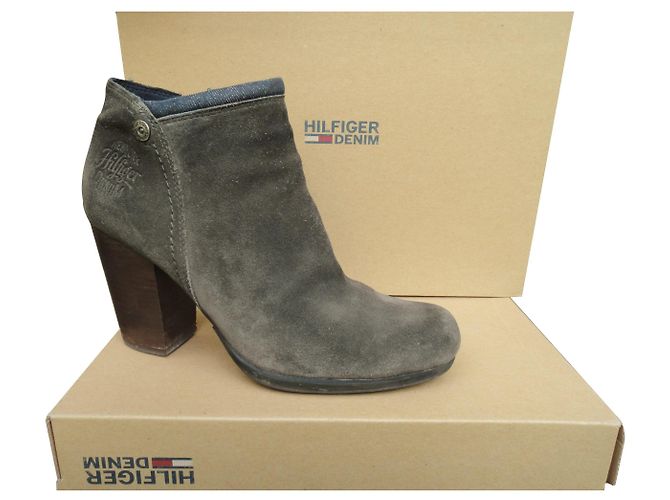 Tommy Hilfiger bottines Hilfiger Denim Gris