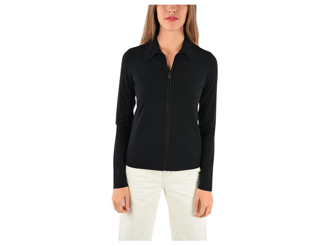 Prada sweatshirt new Black Cotton  ref.136369
