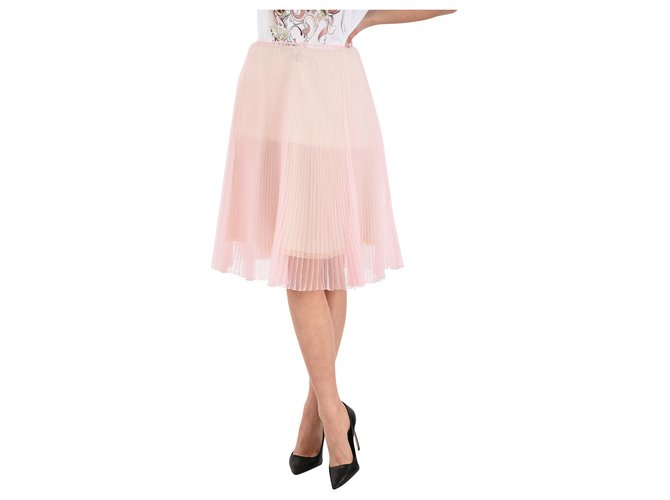 Prada tulle skirt Pink Polyester  ref.136374