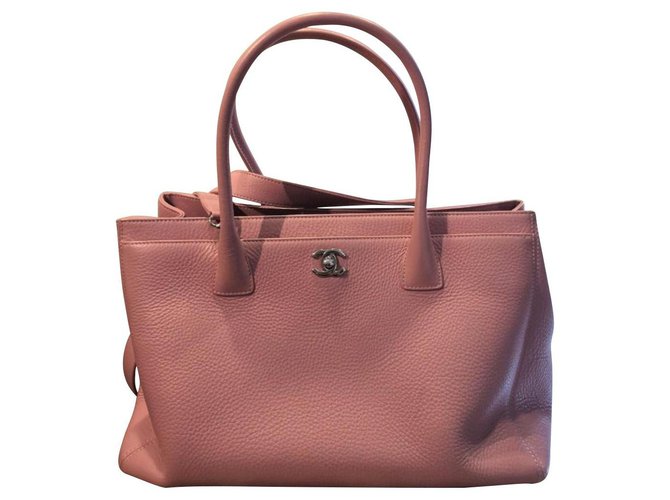 Chanel Pink Executive Cerf Tote Rosa Pelle  ref.136397