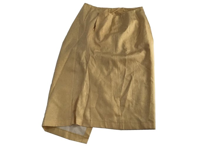 Junya Watanabe  Asymmetrical Skirt Beige Synthetic  ref.136546