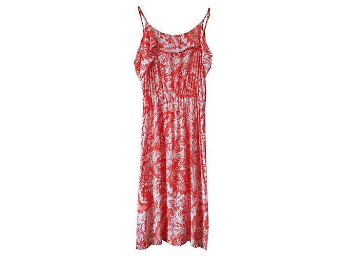 Antik Batik Kleid Viscose Mehrfarbig Mehrfarben