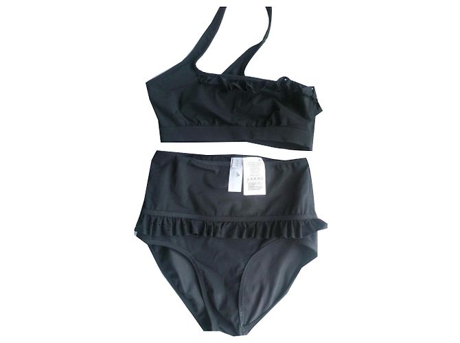 Stella Mc Cartney Traje de baño 2 Stella McCartney piezas negras 36 Negro