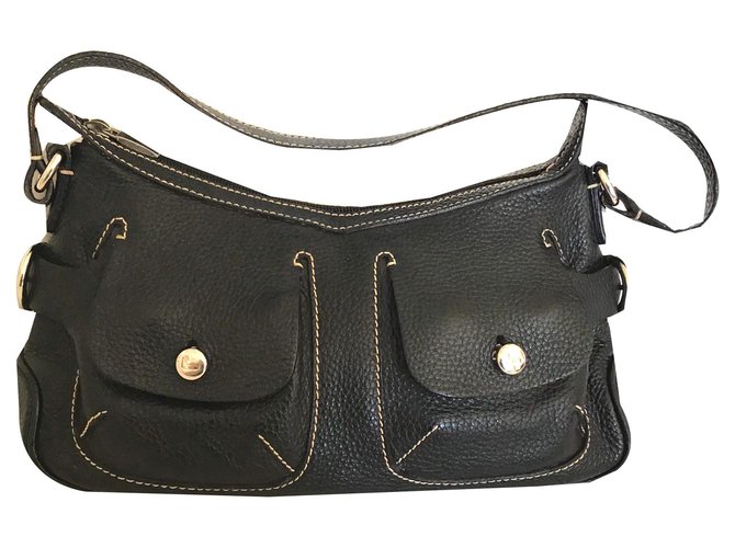 Premier Flirt Lancel Handbags Black Leather  ref.136604