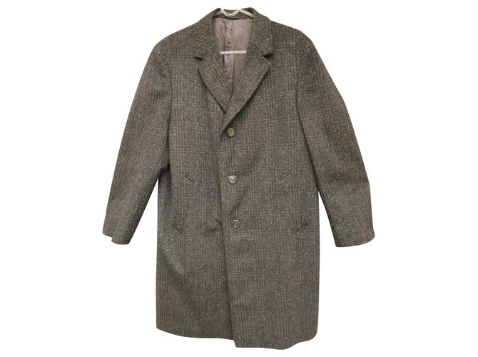 Autre Marque Vintage Mavest coat 60wool and mohair Grey  ref.136618
