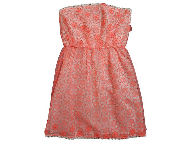 Manoush Kleid Mehrfarbig Baumwolle Polyester Größe 40 Mehrfarben