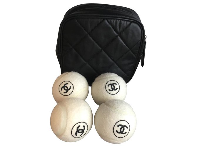 Chanel Misc Black White Leather  ref.136711