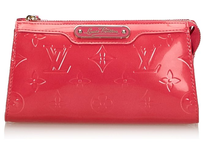 Louis Vuitton Pink Vernis Trousse bolsa de cosméticos Rosa Cuero Charol  ref.136826
