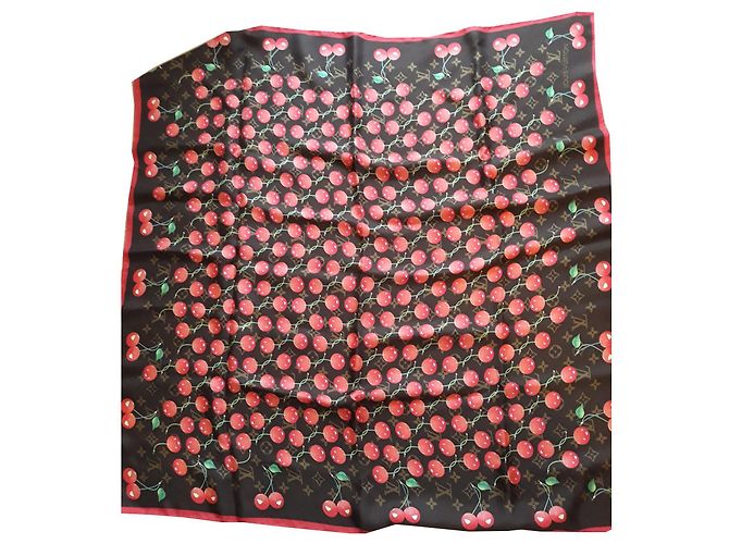 Louis Vuitton Schal x Takashi Murakami Monogram Rot