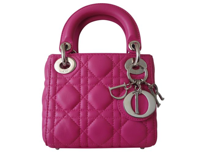 Dior MINI LADY DIOR PINK BAG Handbags 