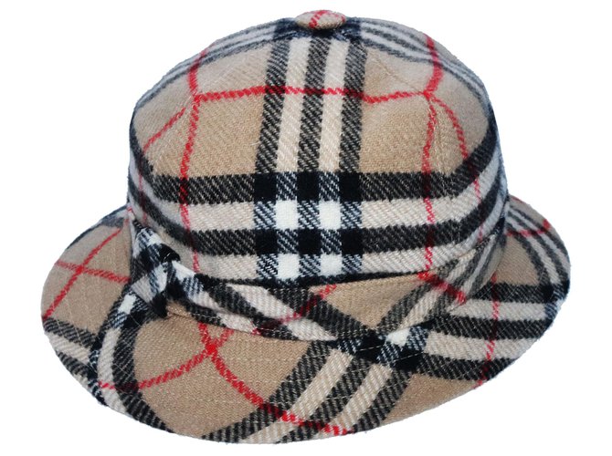 Burberry cappelli Multicolore Lana Viscosa  ref.136901