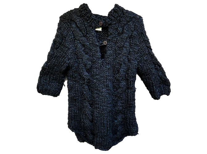 Tunika-Pullover von Maison Martin Margiela Schwarz
