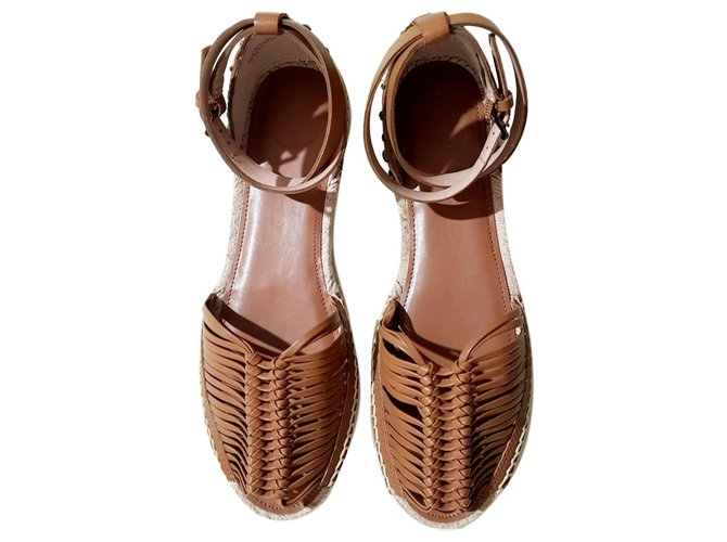 French Connection Sandals Brown Leather  ref.136924