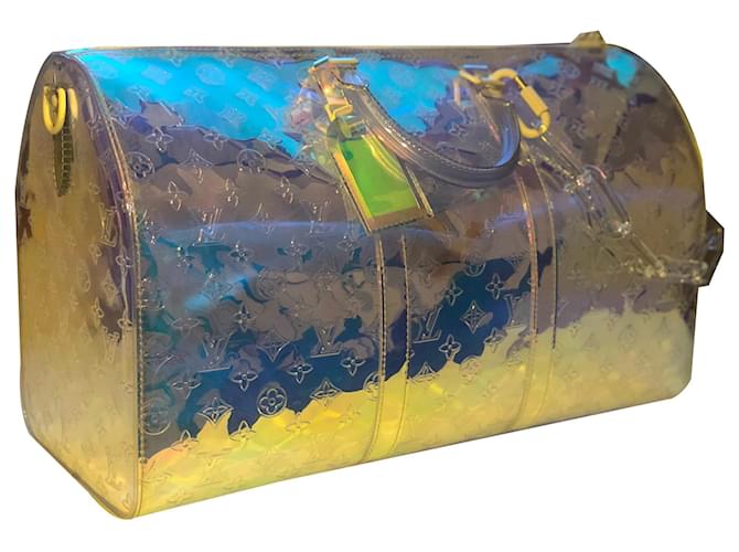 Abbesses Louis Vuitton KEEPALL PRISM Multiple colors Polyurethane  ref.137116