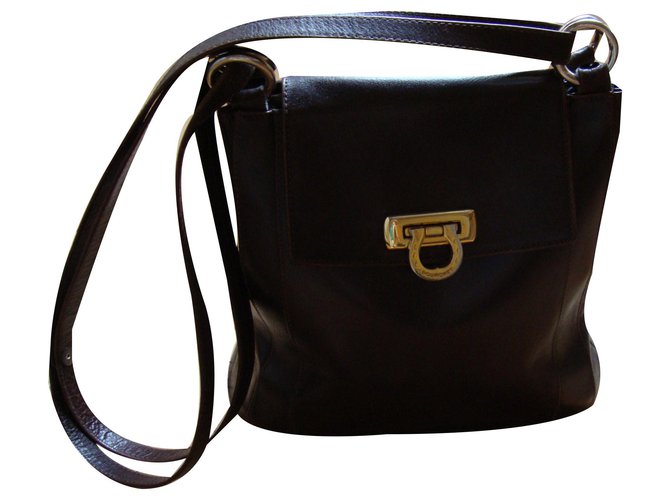 Autre Marque Handbags Dark brown Leather  ref.137285