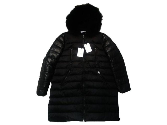Black Gab Zapa down jacket Leather  ref.137286