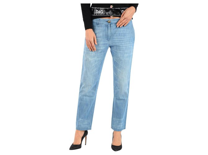 Gucci jeans novo Azul Algodão  ref.137302